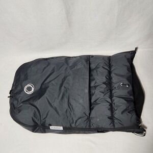 Bugaboo Universal Stroller Footmuff Black Bunting Bag 910300ZW01 Fleece Lined